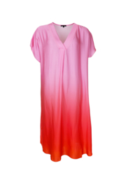 Tuniek/ jurk roze-rood