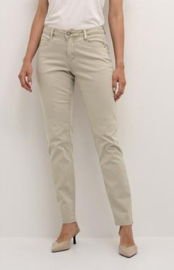 Cream  broek Ann lichtgrijs