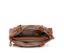 Schoudertas cognac