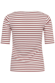 Kaffe shirt Liddy crème-terra