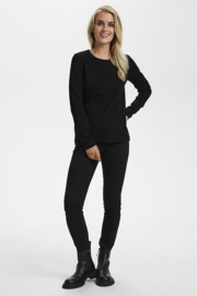 Kaffe basic T-shirt Marin zwart