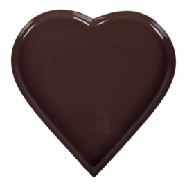 Tray hart roze tinten