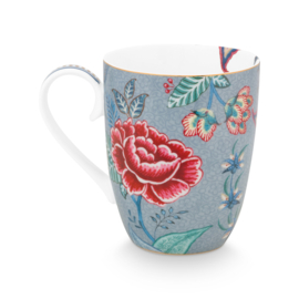 Pip Studio Flower Festival mug large lightblue