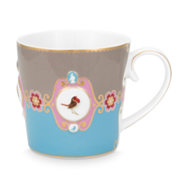 Pip Studio mug large love birds medaillon