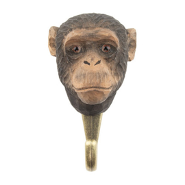 Houten haak chimpansee