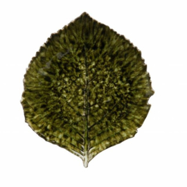 Schaaltje blad donkergroen 22cm
