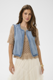 Cream gilet Rina