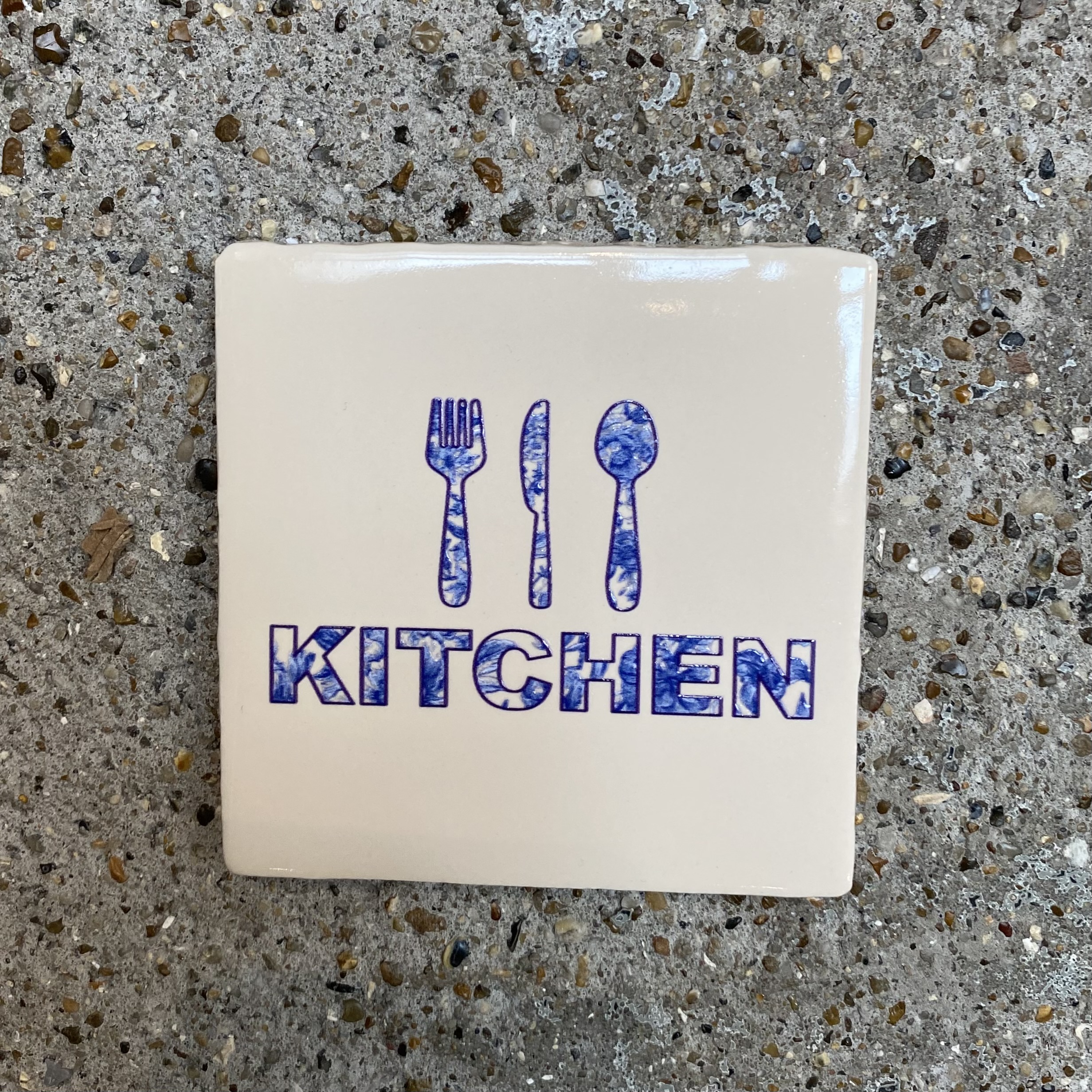 Tegeltje Delfts blauw kitchen