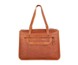 Laptoptas cognac 15"