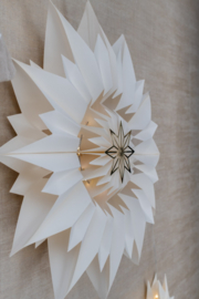 Kerstster papier Led L