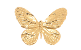 Broche vlinder goud
