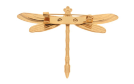Broche libelle goud
