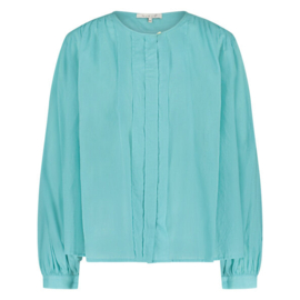 Nukus blouse Magnolia turquoise