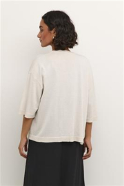 Kaffe vestje Regina zand glitter
