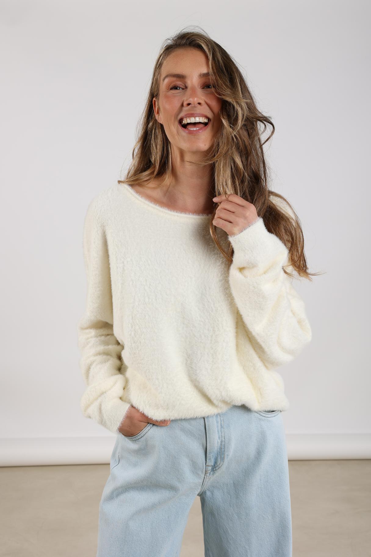 Nukus trui Mathilde off white