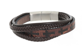 Herenarmband bruin