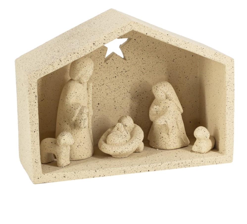 Kerststal keramiek