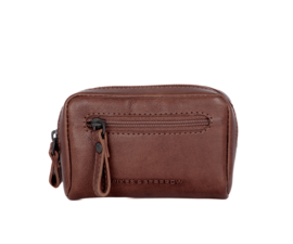 Sleutelportemonneetje bruin