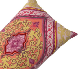 Kussen barok  40x60 cm roze