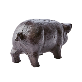 Beeldje varken M zwart