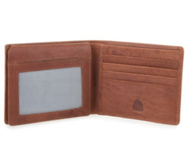 Portemonnee flap billfold bruin