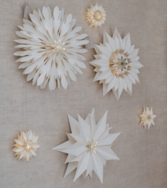 Kerstster papier Led L
