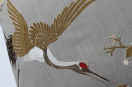 Kussen kraanvogel