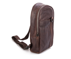 Slingbag leer bruin