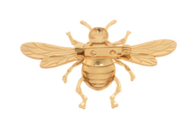 Broche bij goud