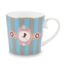 Pip Studio mug large love birds medaillon stripes