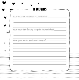 Sillibeads invulboekje "Weddingplanner"