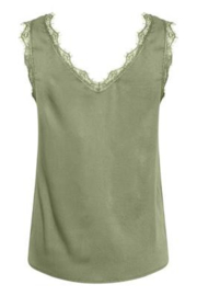 Cream hemdje Alena groen
