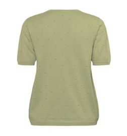 Cream top Hanne groen