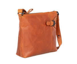 Handtas gesp cognac