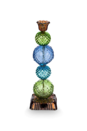 Kandelaar Pip Studio glas multicolor 30cm