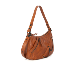 Schoudertas cognac