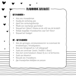 Sillibeads invulboekje "Weddingplanner"