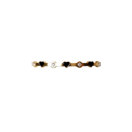 Armband goud met steentjes