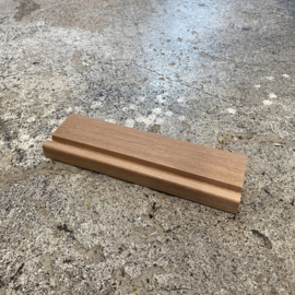 Houten tegelhouder duo