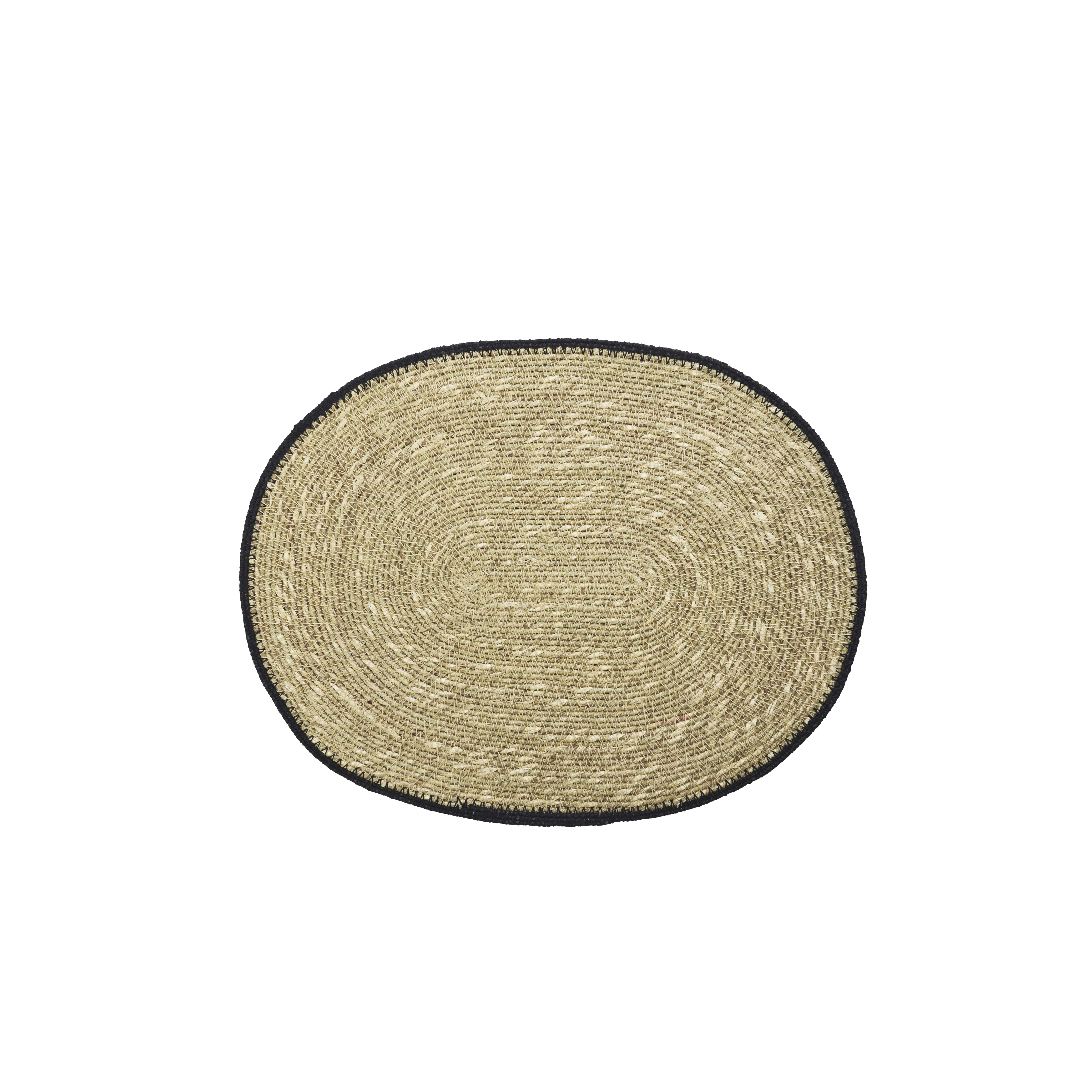 Placemat ovaal zeegras