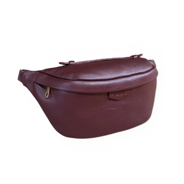 Fique The Label tas Cleo bordeaux leather