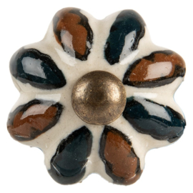Knop Q16 bloem retro