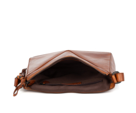 Crossbodybag kwastjes cognac