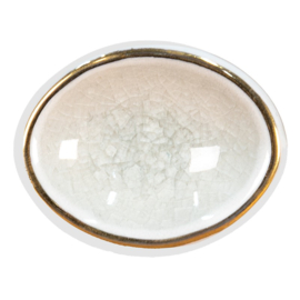 Knop Q21 ovaal crème