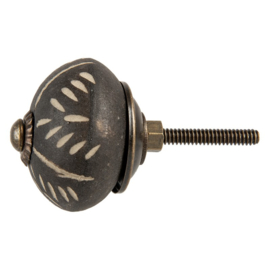 Knop Q09 antraciet