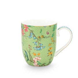 Pip Studio mug small Jolie Flowers green