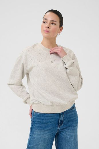 Kaffe sweatshirt Vivian grey melange