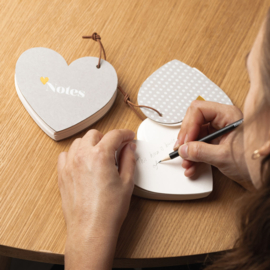 Räder notitieblokje "heart"