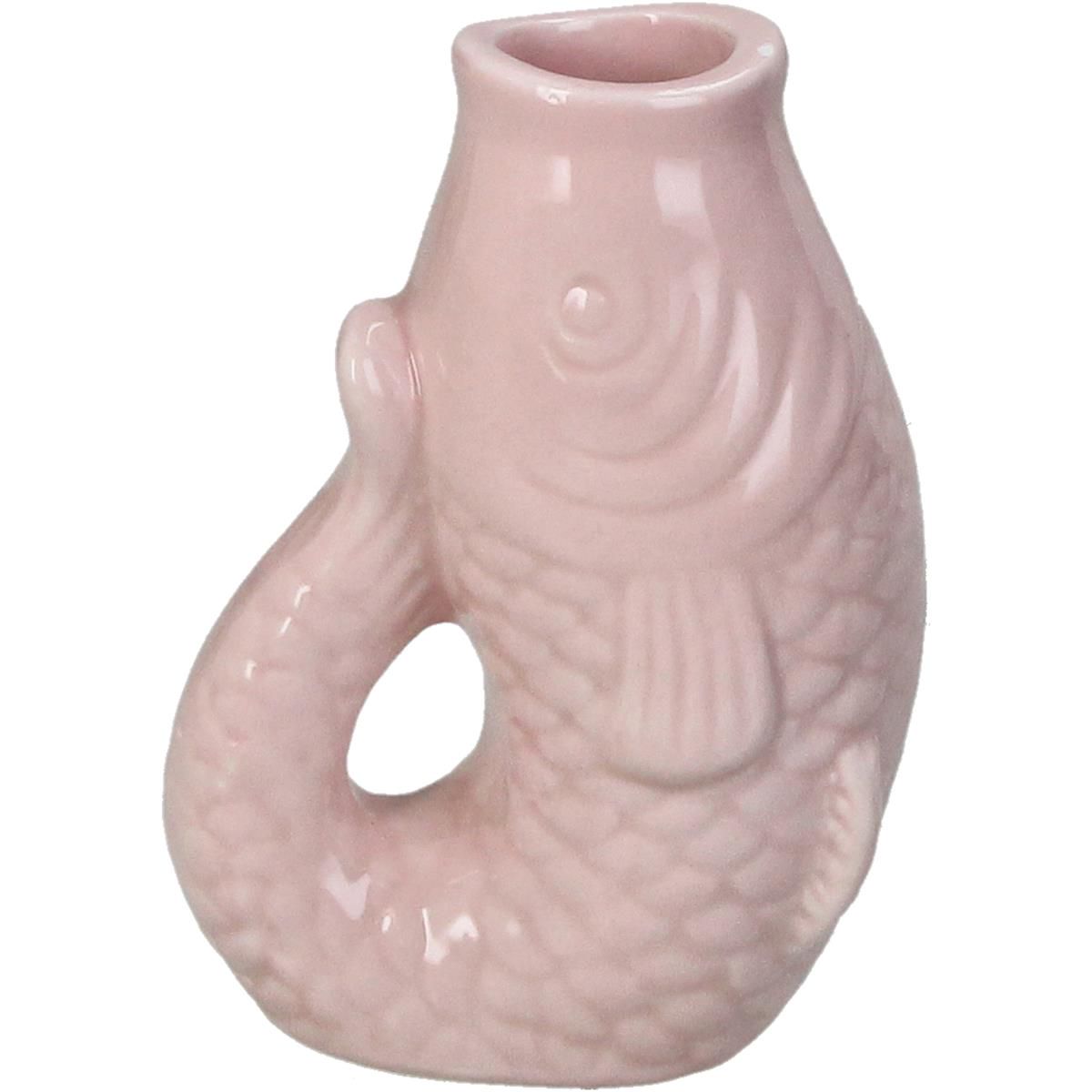 Vaasje vis roze