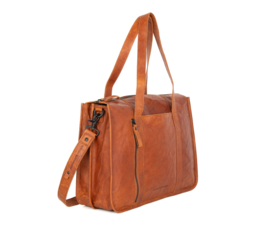 Laptoptas cognac 15"